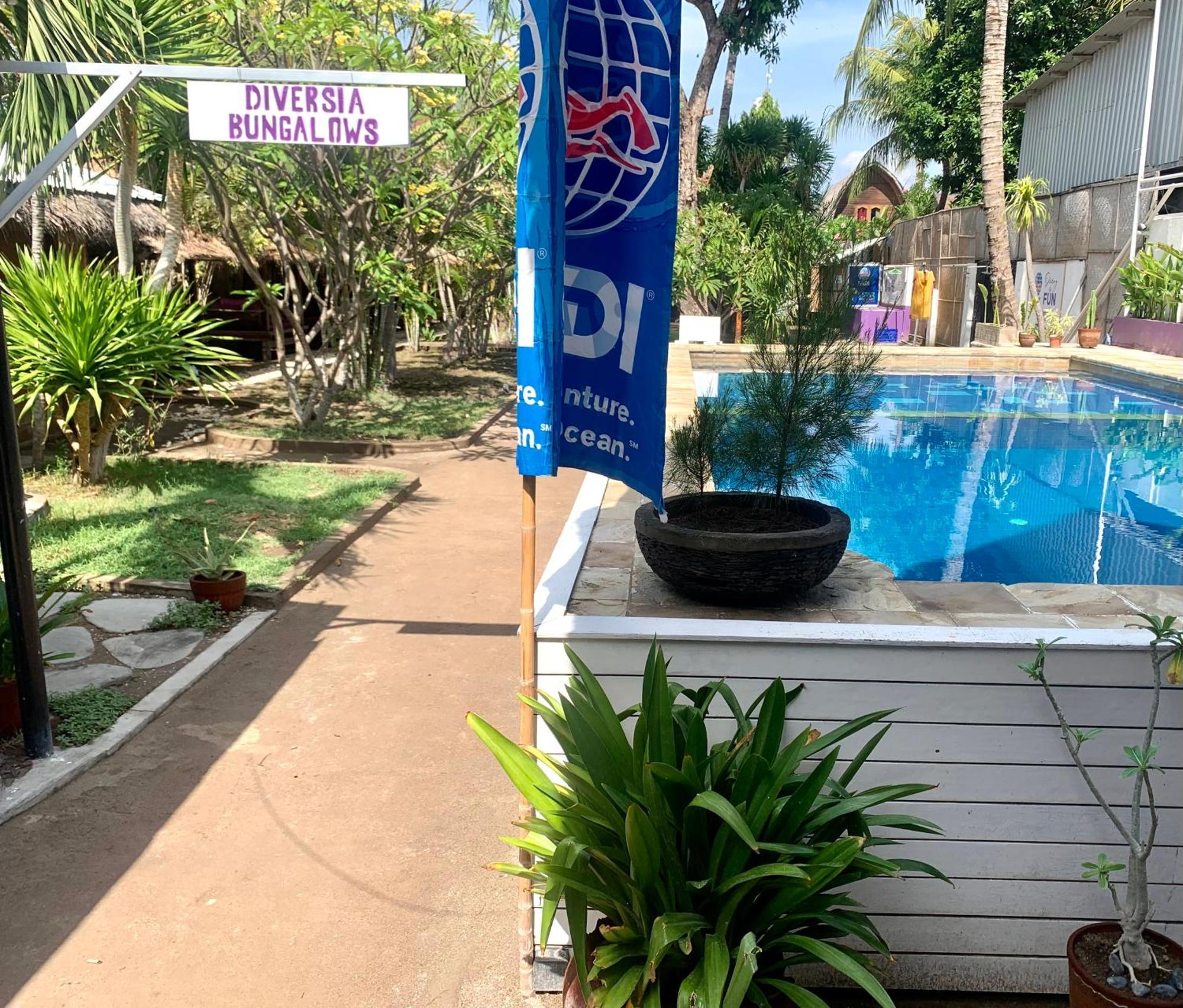 Diversia Diving Club & Bungalows Gili Trawangan Exterior foto